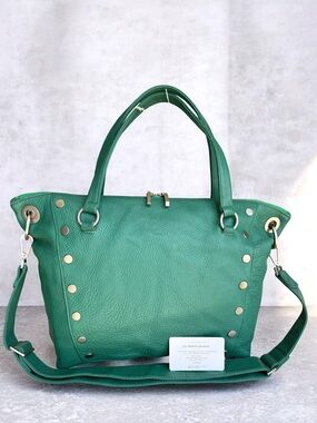 Hammitt Daniel Large Leather Tote Bag in Verdant Green